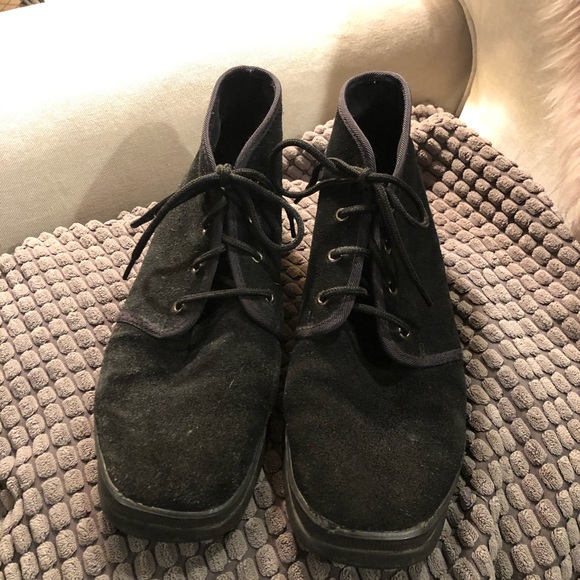 keds black suede shoes
